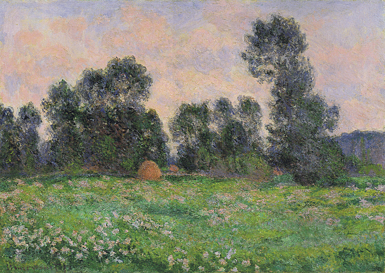 Meadow in Giverny 1890